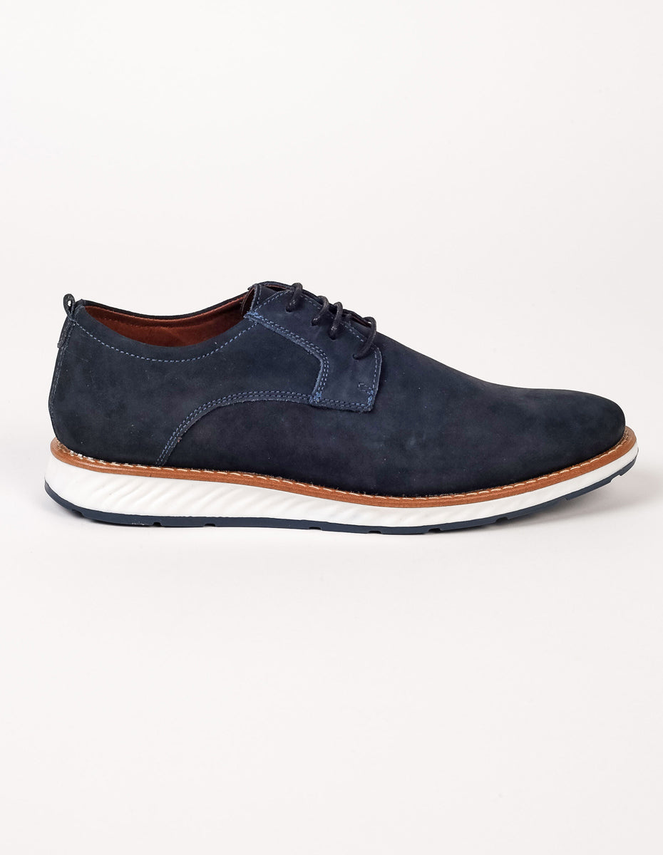 Sapato Casual Derby Nobuck
