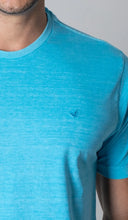 Carregar imagem no visualizador da galeria, T-Shirt Gola Careca Com Bordado AZUL
