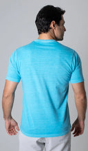 Carregar imagem no visualizador da galeria, T-Shirt Gola Careca Com Bordado AZUL
