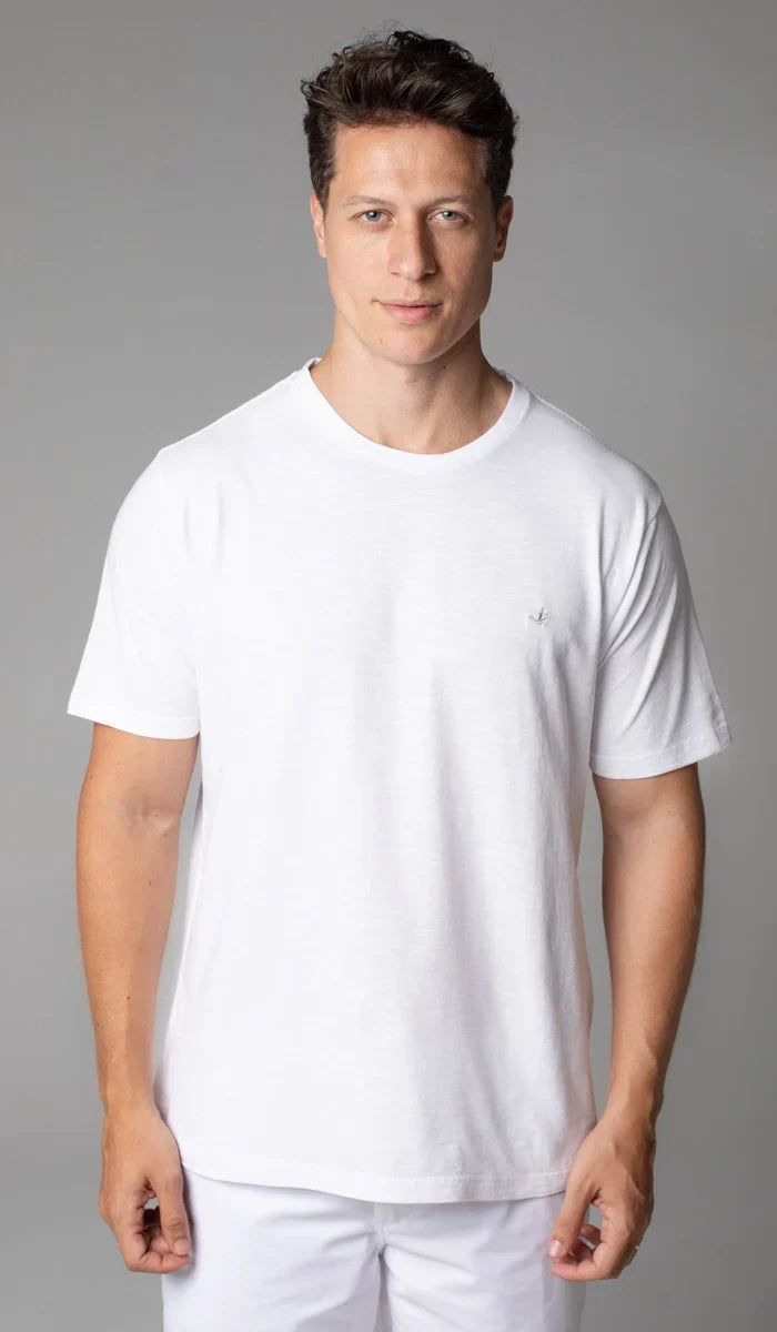 T-Shirt Manga Curta Gola Careca Flame Tinturada