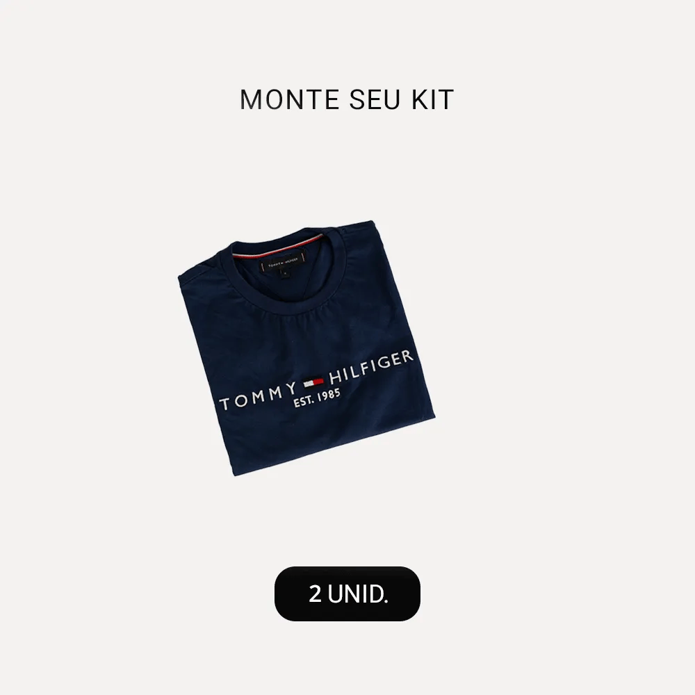 Kit 2 Camisetas Tommy Hilfiger 1985